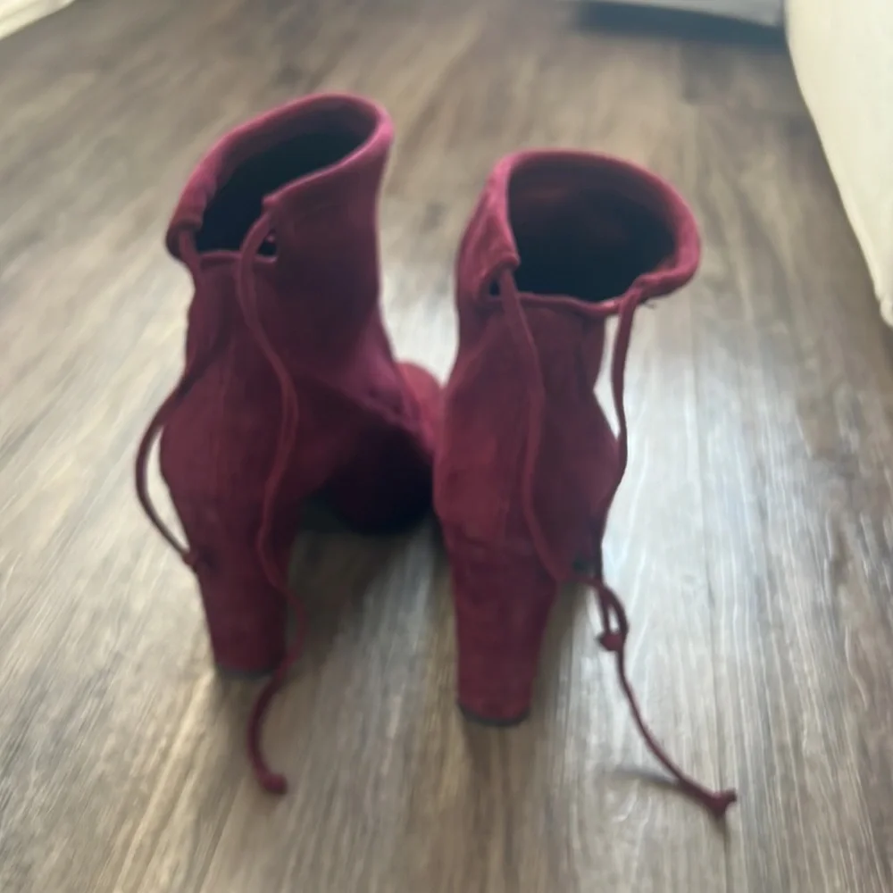 Stuart Weitzman Suede Booties - Picture 6 of 13